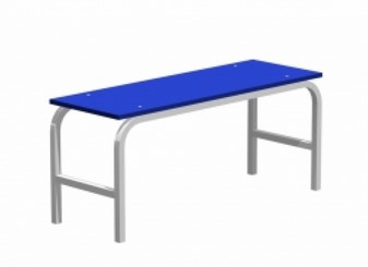 Скамья гардеробная (ЛДСП синий)  1000х400х440