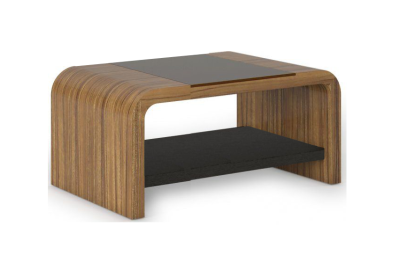 Стол журнальный со стекл. столешн. и полкой DA6060А