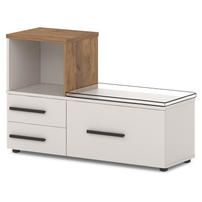 Тумба приставная с полуверхом T-235л