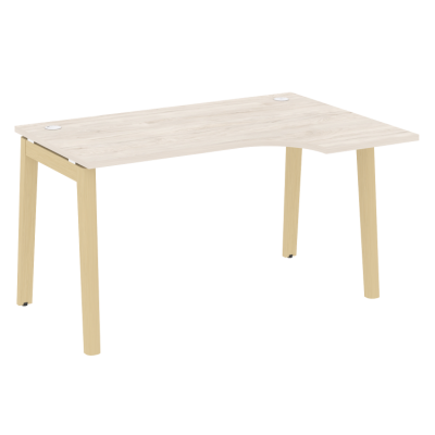 Стол эргономичный правый, опоры - массив дерева OW.SA-2(R)