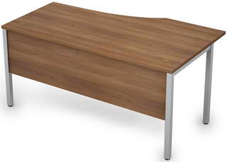 Стол криволинейный с экраном из ДСП (Левый) 6МД.020