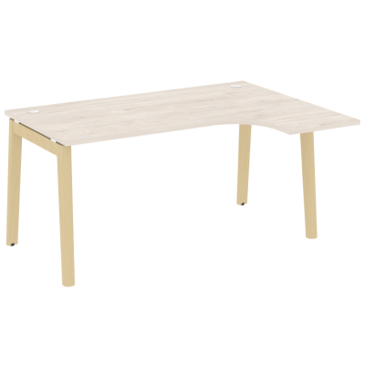 Стол эргономичный правый, опоры - массив дерева OW.SA-4(R)