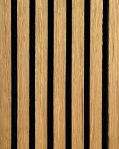 Декоративная реечная панель Woodnel Размер S шпон дуба (покрытие масло)