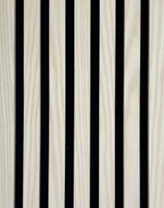 Декоративная реечная панель Woodnel Размер L шпон ясеня (под покраску)