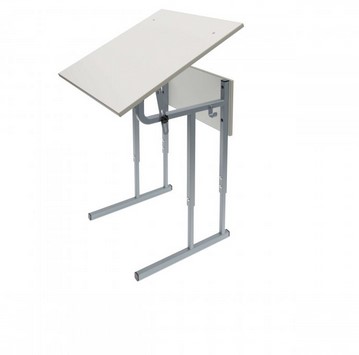 Стол ученический 1-местный с регулируемой столешницей 3-5 ростовая группа 600 х 500 х 580-700мм