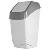 Ведро-контейнер 25 л, с крышкой (качающейся), для мусора, "Хапс", IDEA