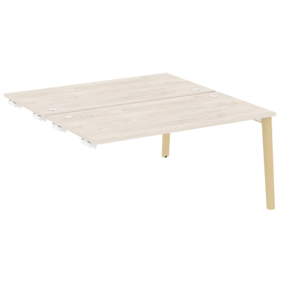 Стол-приставка двойной  к опорным элементам, опоры - массив дерева OW.D.SPR-4.8