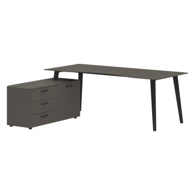 Стол руководителя с сервисной тумбой JCT 2018 (L)