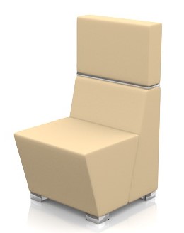 Кресло без подлокотников с высокой спинкой M33-1D2