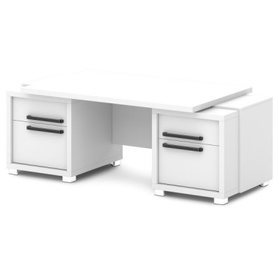 Стол руководителя с двумя тумбами L-112