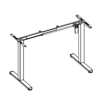 Подстолье металлическое с телескопической траверсой HT 502