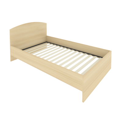 Кровать с ортопедическим основанием и изголовьем С-КИ-120