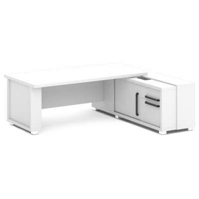 Стол руководителя с греденцией L-17л