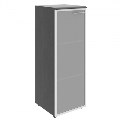 Шкаф колонка со стеклянной дверью в алюминиевой раме WMC 42.7(L)