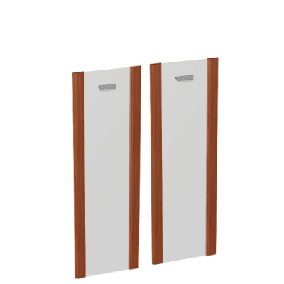 Дверь стеклянная в рамке МДФ комплект (2 шт.) СТ-8.4