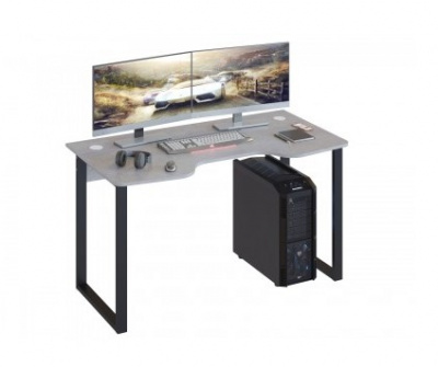 Стол компьютерный с металлическими опорами КСТ-19