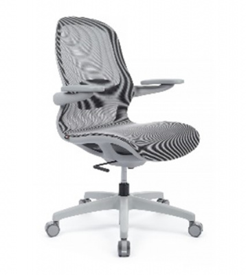 Кресло офисное Riva Design Miller ( YSJ-300 ) серый пластик