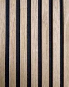 Декоративная реечная панель Woodnel Размер S шпон дуба (под покраску)