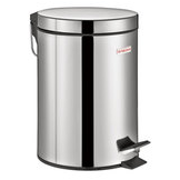 Ведро-контейнер для мусора (урна) с педалью LAIMA "Classic", 3 л, зеркальное, нержавеющая сталь