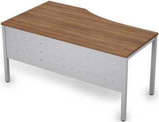 Стол криволинейный с экраном металл (Правый) 6МК.023