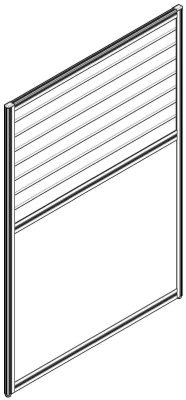 Перегородка комбинированная RP130SG120