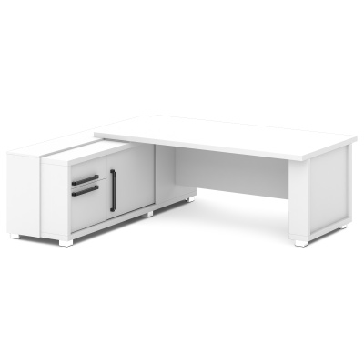 Стол руководителя с греденцией L-217 пр/л