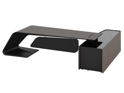 Стол письменный левый с фронталью (длинная тумба) BJD-2822W-L