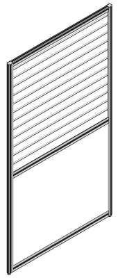 Перегородка комбинированная RP160SG120