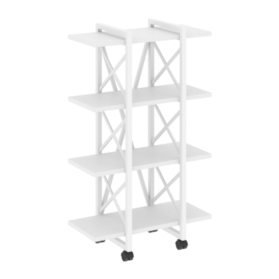 Стеллаж на колесных опорах - 4 полки VR.L-MST.K-4.4V