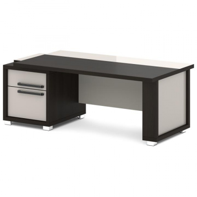 Стол руководителя с одной тумбой L-114л