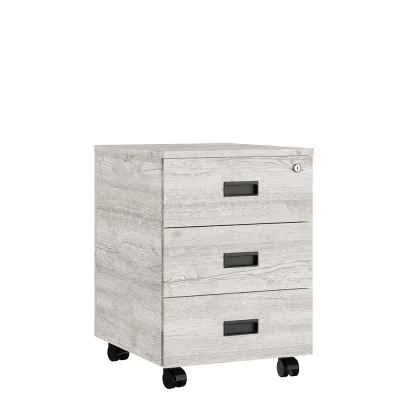 Тумба подкатная с 3 ящиками LVP190303