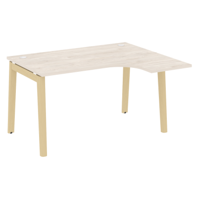 Стол эргономичный правый, опоры - массив дерева OW.SA-3(R)