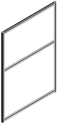 Перегородка глухая RP130SS160