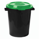Контейнер 60 литров для мусора, БАК+КРЫШКА ассорти, IDEA