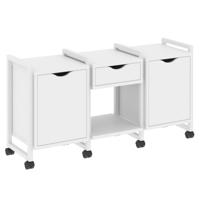 Тумба на колесных опорах наборная. Вариант №7 VR.L-TN-7.K