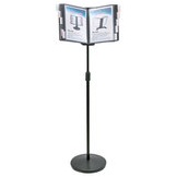 Демосистема напольная на 10 панелей, с 10 серыми панелями А4, BRAUBERG, 235339