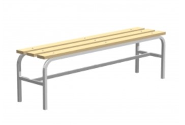 Скамья гардеробная (липа) 1500х350х450