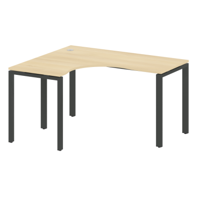 Стол криволинейный левый на П-образном м/к БП.СА-3 (L)