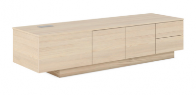 Тумба приставная удлиненная 2000 с двумя ящиками и дверьми правая JR212DX