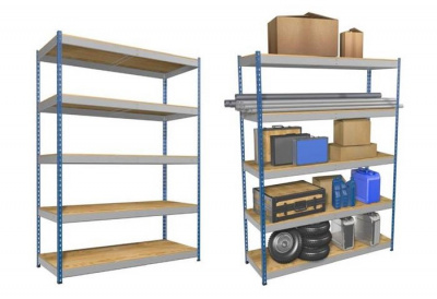 Металлические Стеллажи на зацепах SB