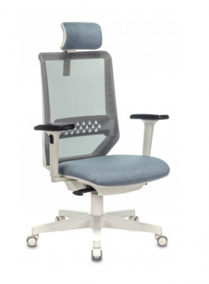 Кресло руководителя Бюрократ EXPERT белый пластик