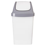 Ведро-контейнер 50 л, с крышкой (качающейся), для мусора, "Свинг", IDEA