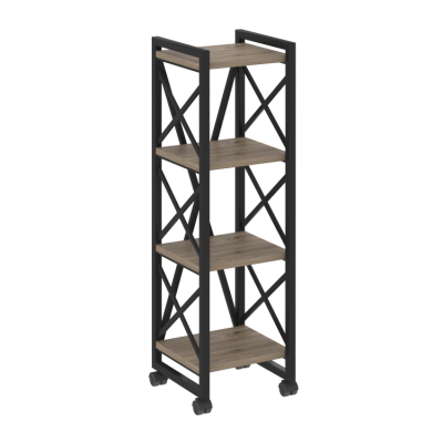 Стеллаж на колесных опорах - 4 полки VR.L-MST.K-4.4