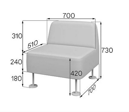 Модуль 1-местный Смарт СМ-1
