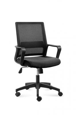 Кресло офисное Бит LB черный пластик