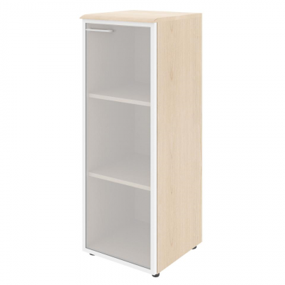 Шкаф колонка со стеклянной дверью в алюминиевой раме WMC 42.7(R)