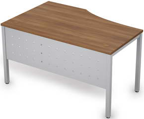 Стол криволинейный с экраном металл (Правый) 6МК.021