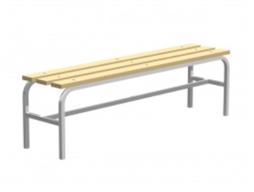 Скамья гардеробная (сосна) 1500х350х450