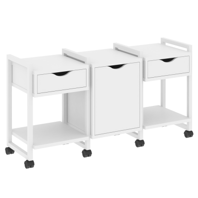 Тумба на колесных опорах наборная. Вариант №6 VR.L-TN-6.K