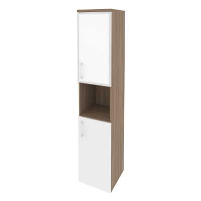 Шкаф высокий узкий правый O.SU-1.4R(R) white